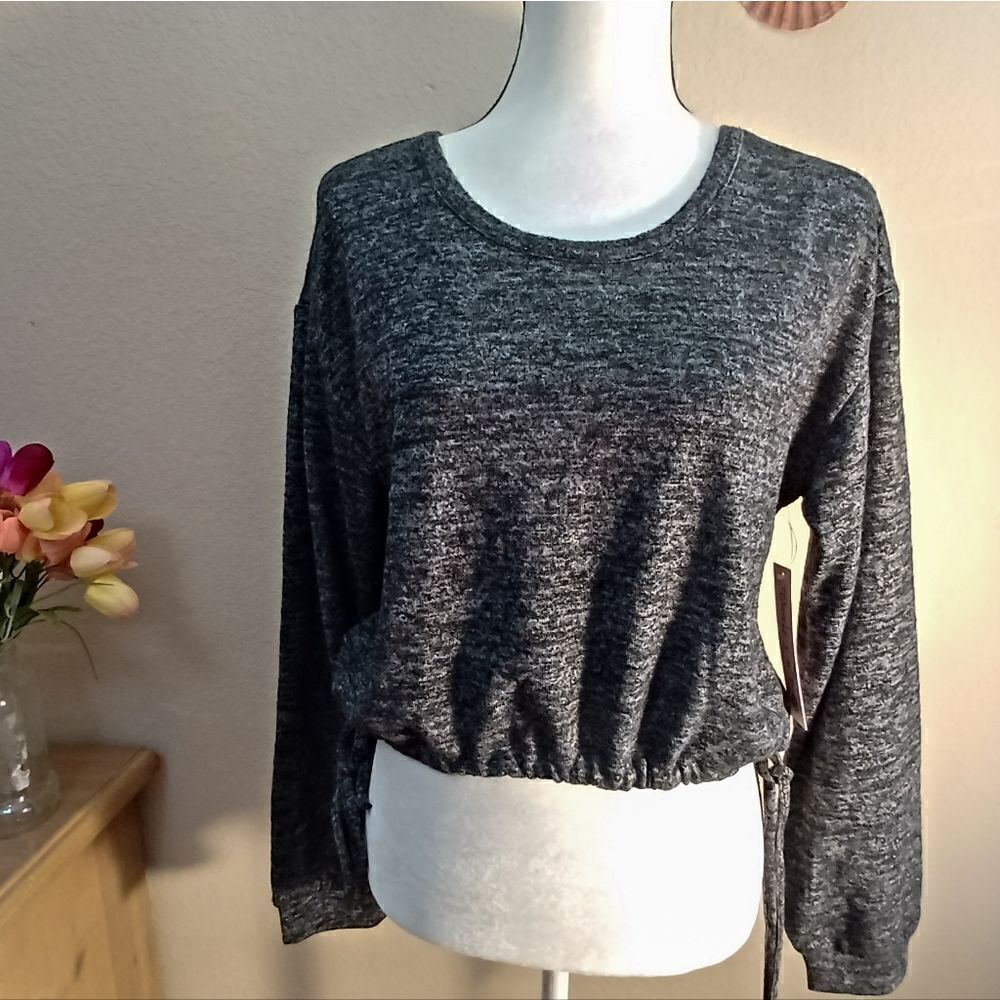 Crave Fame NWT junior's knit top long sleeve Size L